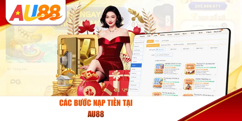 Hướng dẫn thực hiện nạp tiền Au88